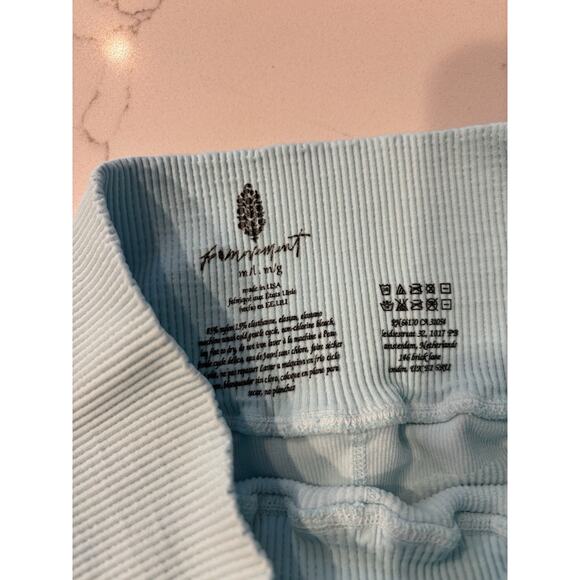 Free People Movement Happiness Runs Shorts in Reflective Blue M/L - Picture 4 of 4